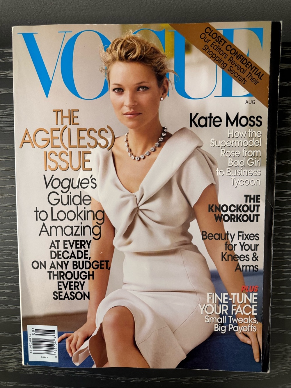 Vogue: August 2008. Cover - Kate Moss